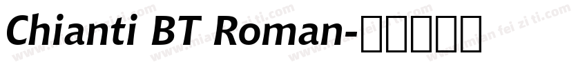 Chianti BT Roman字体转换